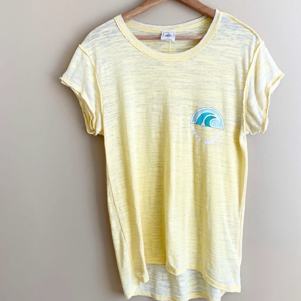 Free People | Make Waves Tee burn out T-shirt